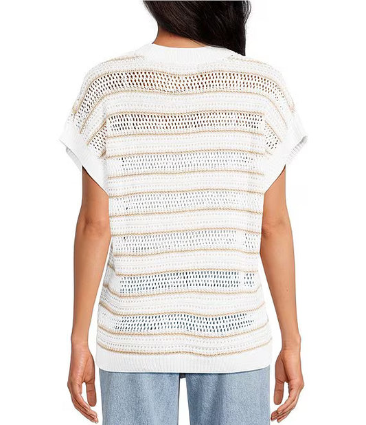 Short Sleeve Knit Top