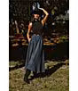 Mock Neck Sleeveless Midi Dress