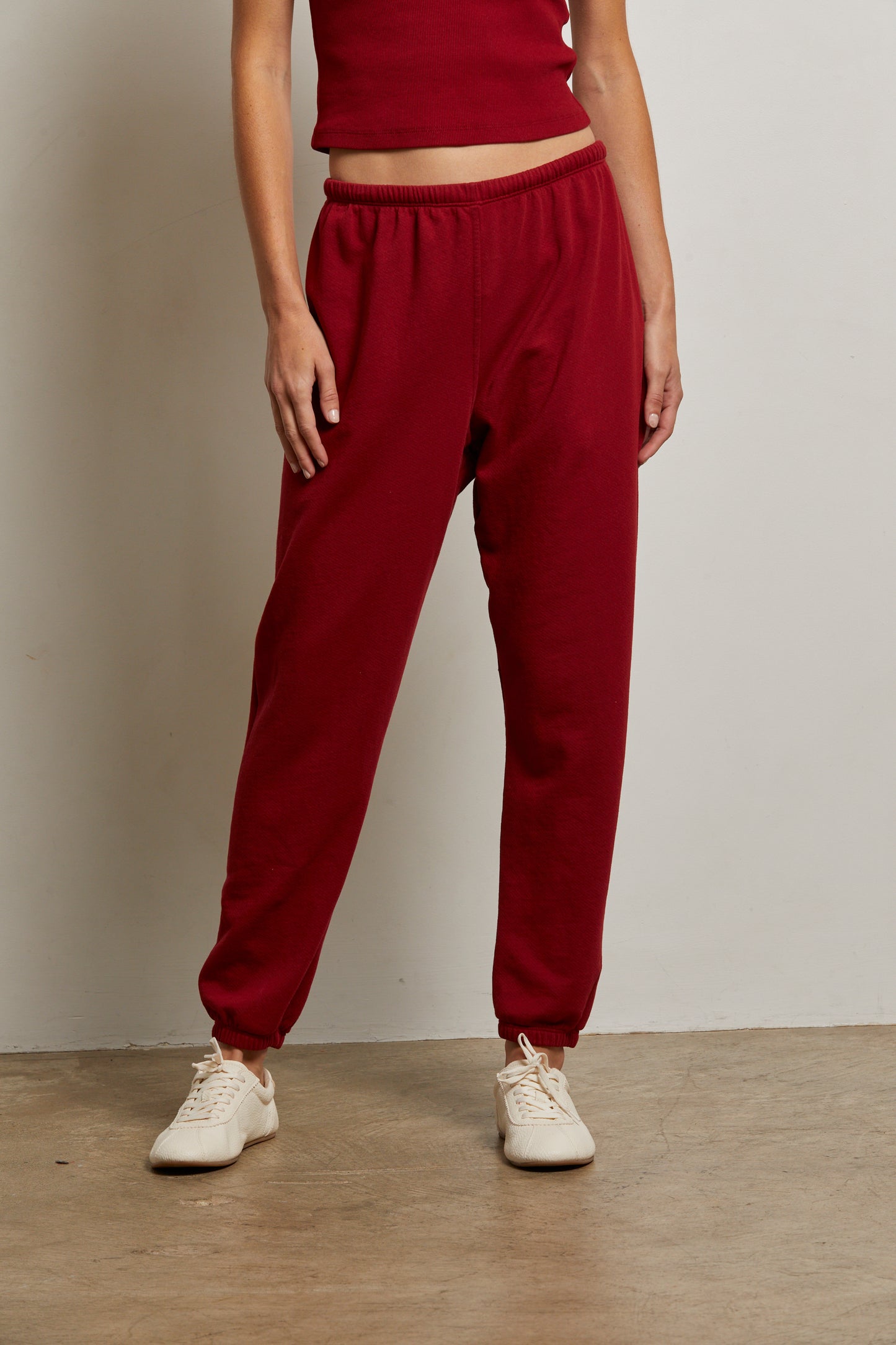 PERFECT WHITE TEE - Maple French Terry Easy Sweatpant