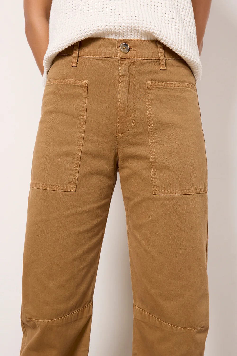 VELVET - Brylie Barrel Leg Pant / Biscotti
