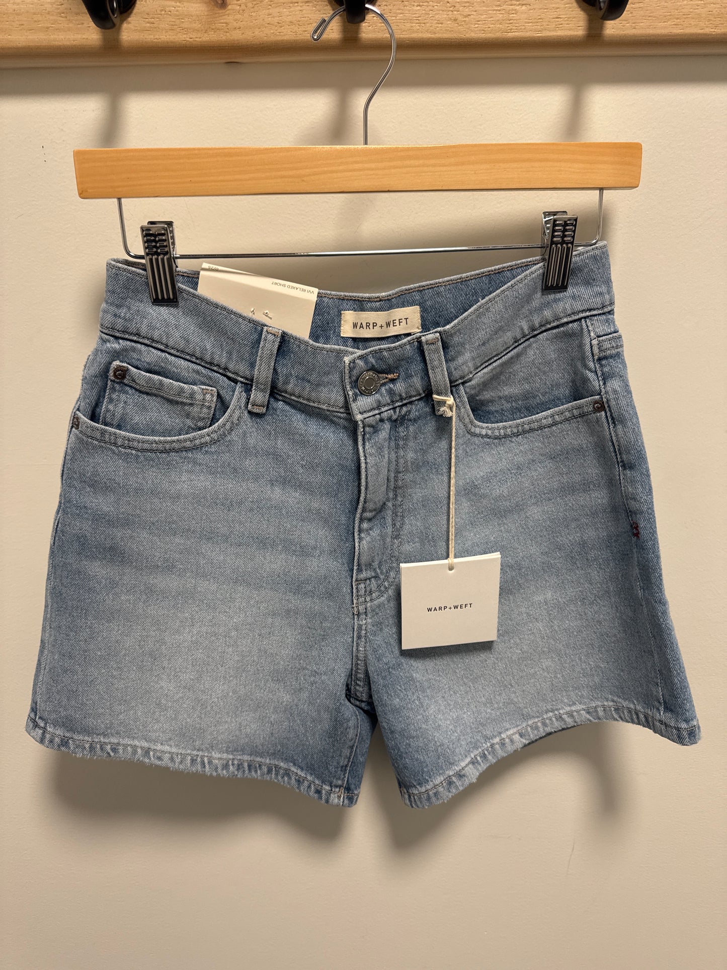 WARP + WEFT - VVI Relaxed Jean Shorts / Ice Queen