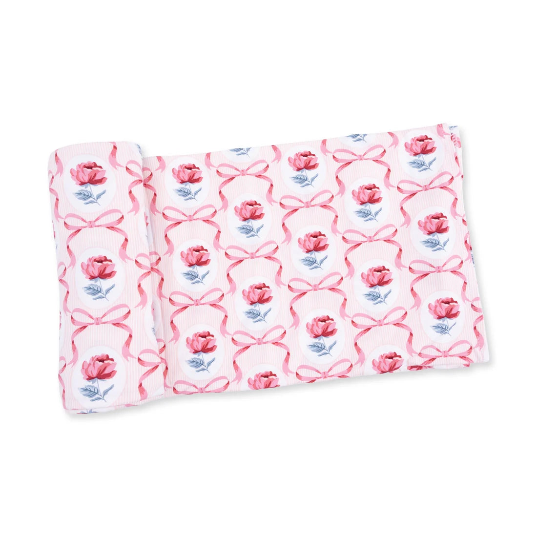 Leslie Rose Swaddle Blanket