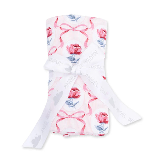 Leslie Rose Swaddle Blanket