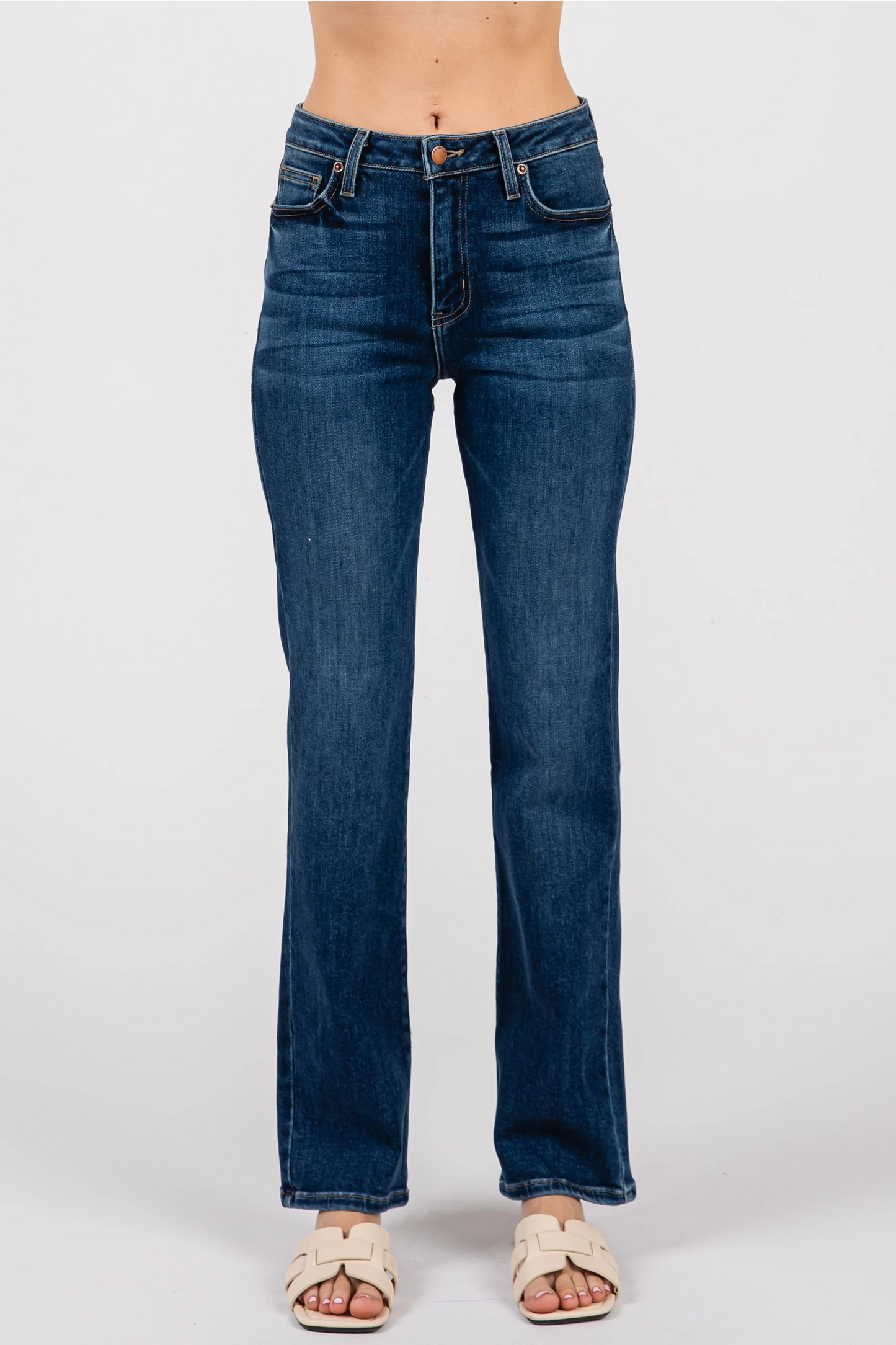 LETTER TO JULIET - Dark Pencil Leg Jeans