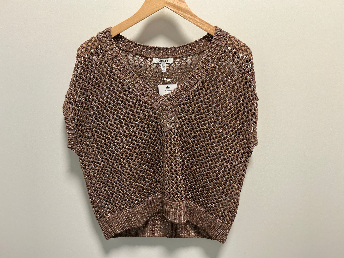 Nia Sweater Poncho / Wicker/ FINAL SALE