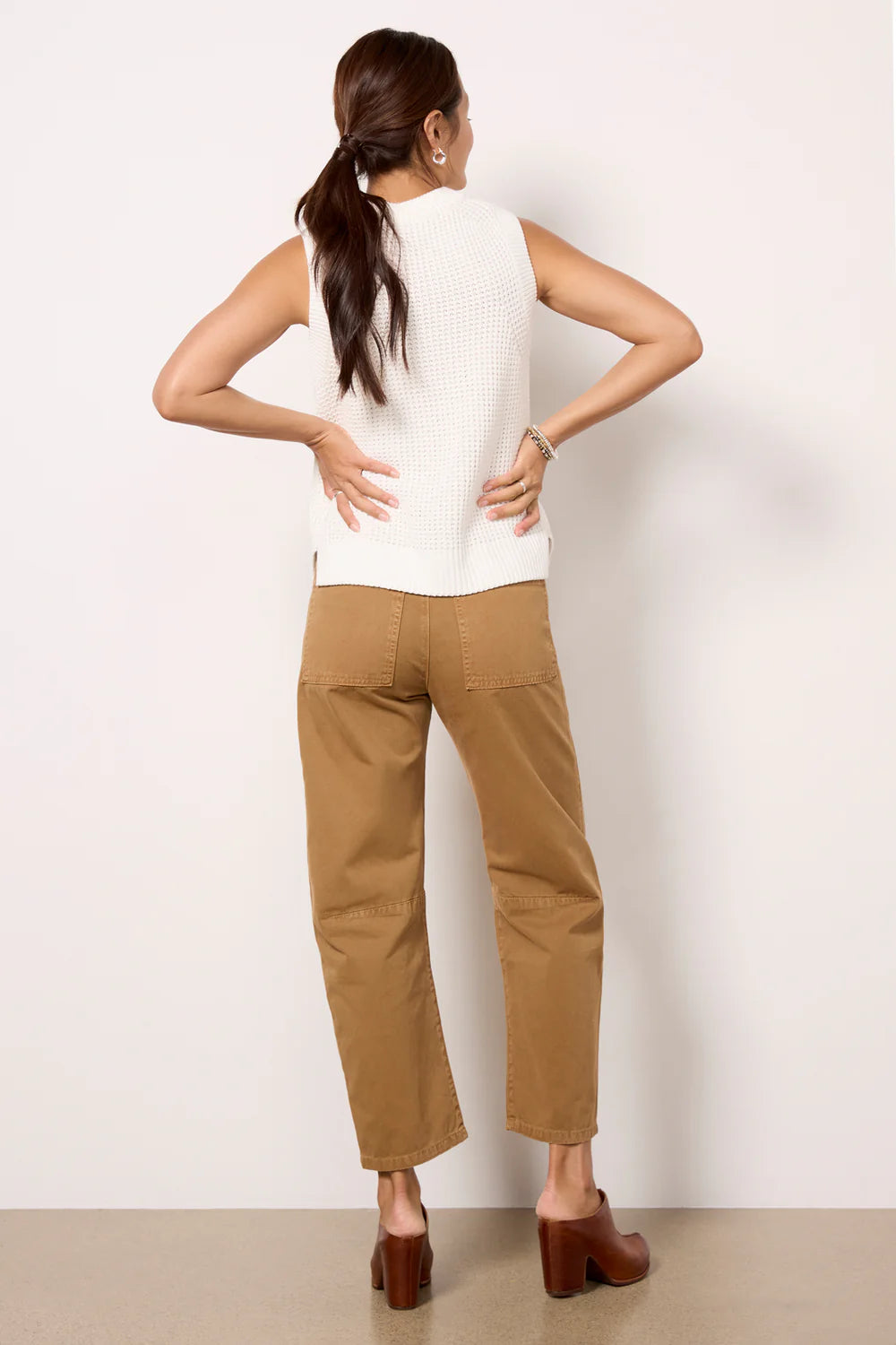 VELVET - Brylie Barrel Leg Pant / Biscotti