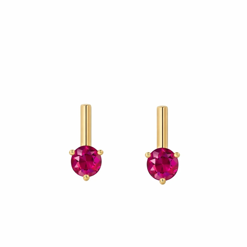 Ruby Amelia Drop Earring