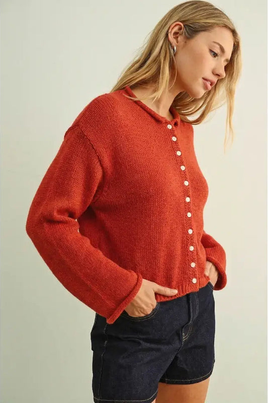 Button Front Cardigan