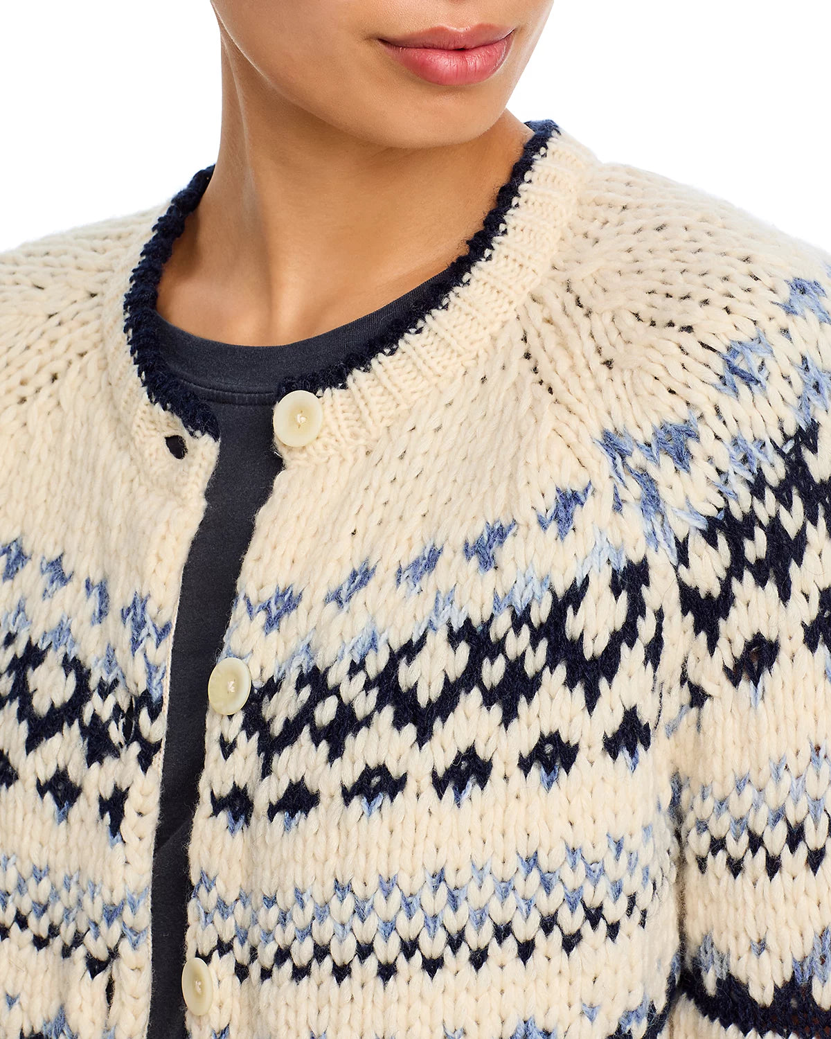 VELVET - Tovah Fair Isle Cardigan / Multi