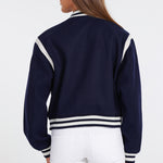 Power Play Varsity Jacket / Indigo / FINAL SALE