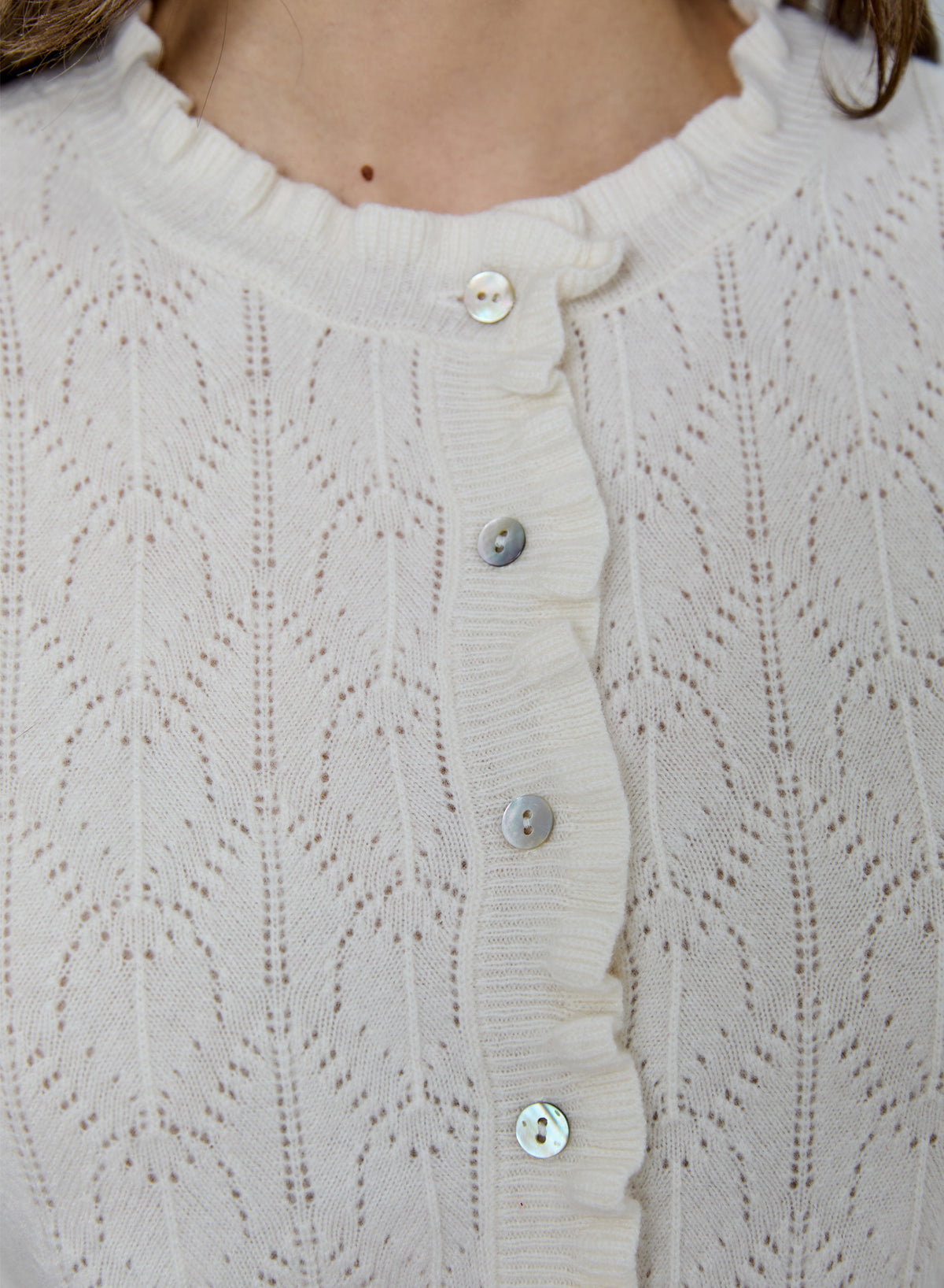 Pointelle Cardigan