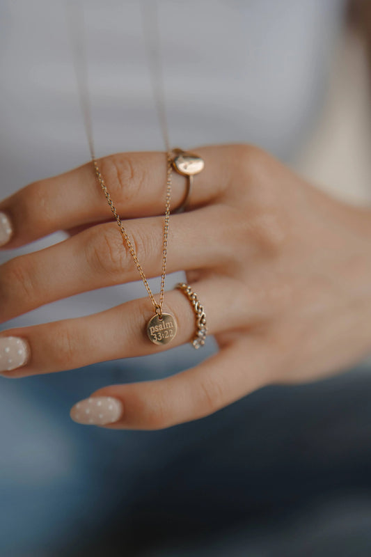 Hope Disc Necklace