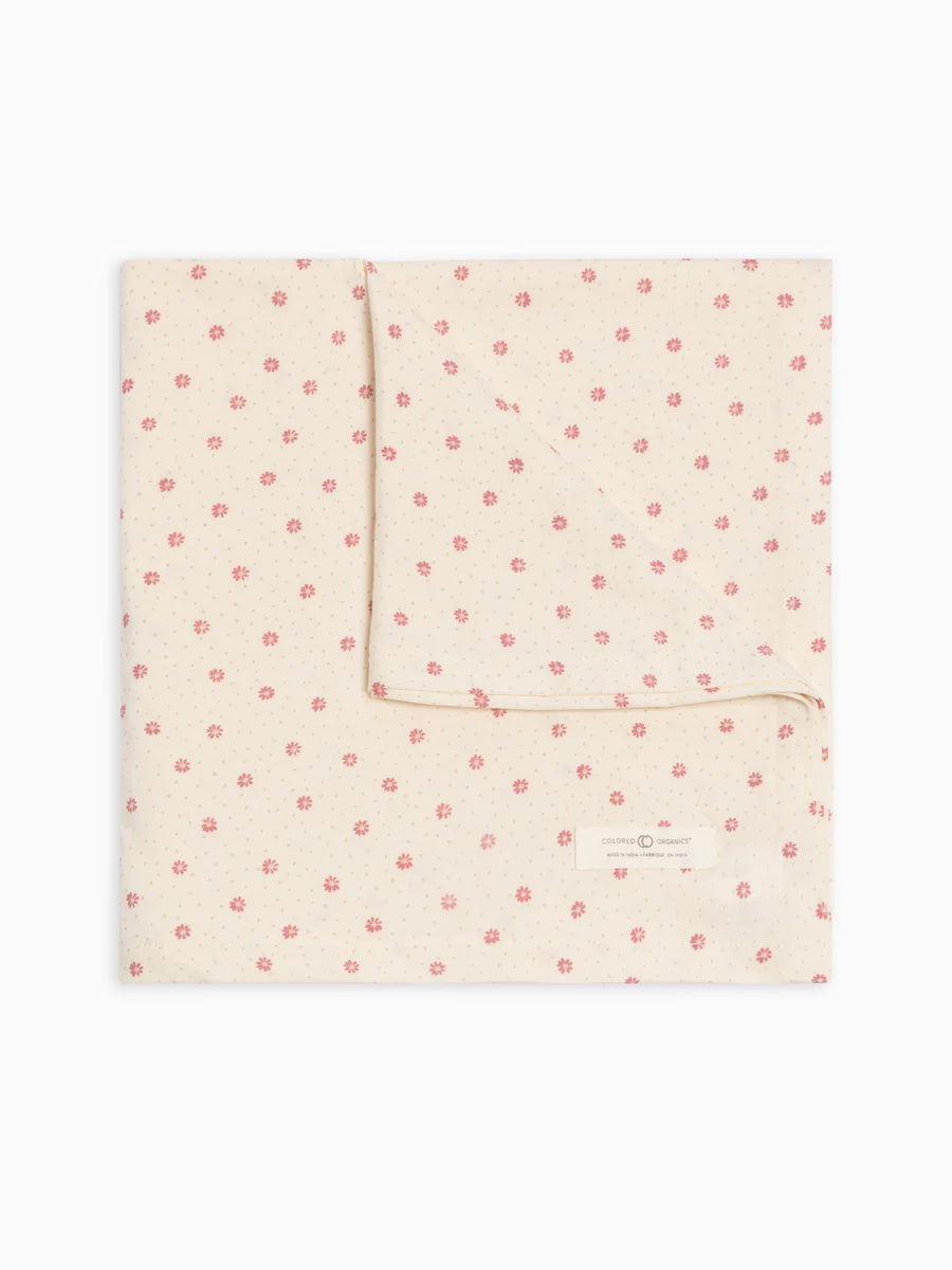 COLORED ORGANICS - Swaddle Blanket / Carla Floral