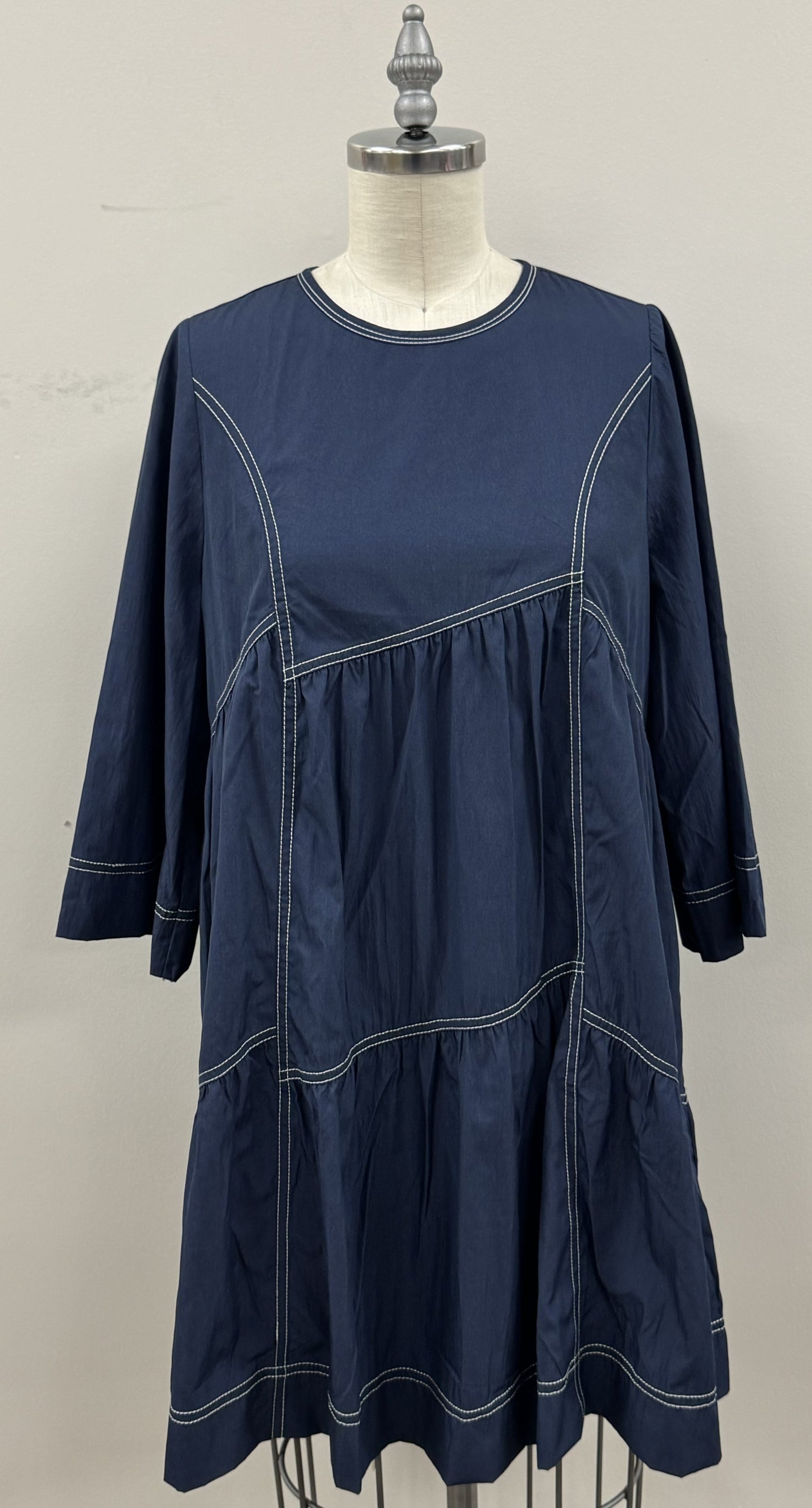 THML - Navy Short Sleeve Dress