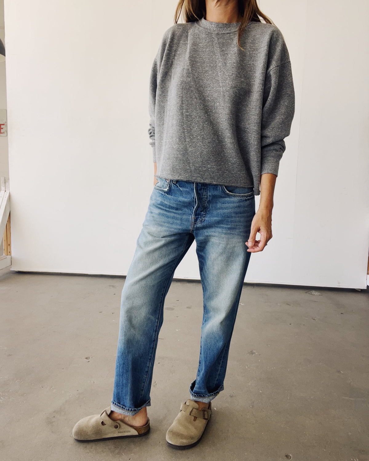 The Boxy Crop Sweatshirt