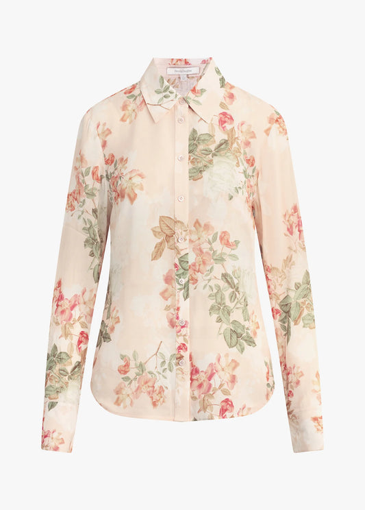 The Bailey Blouse/Light Peach Rose