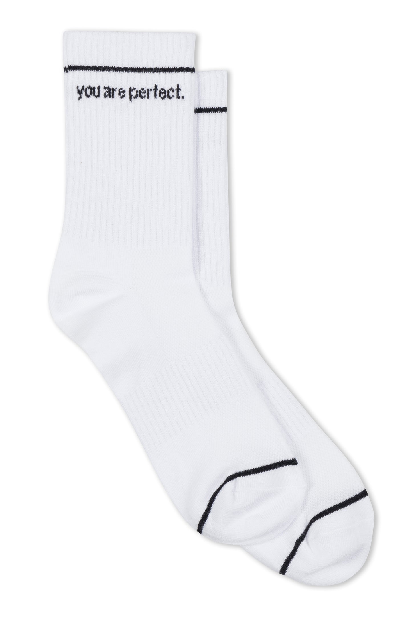 PERFECT WHITE TEE - You are Perfect Sock