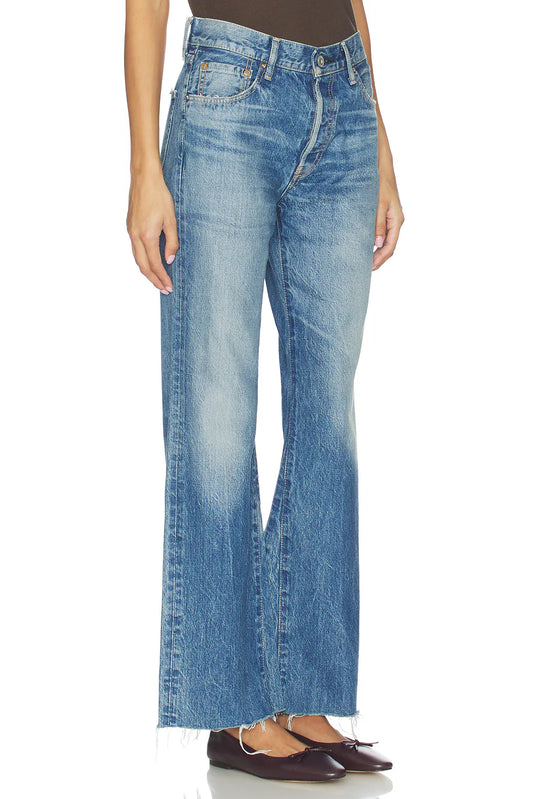 Vintage Atlantis Remake Flare Jean / Blue / FINAL SALE