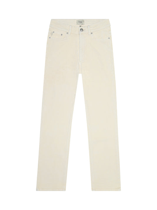 DL1961 - Cream Patti Straight High-Rise Ankle