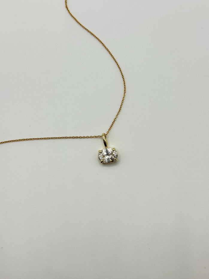 Oval Charm Necklace