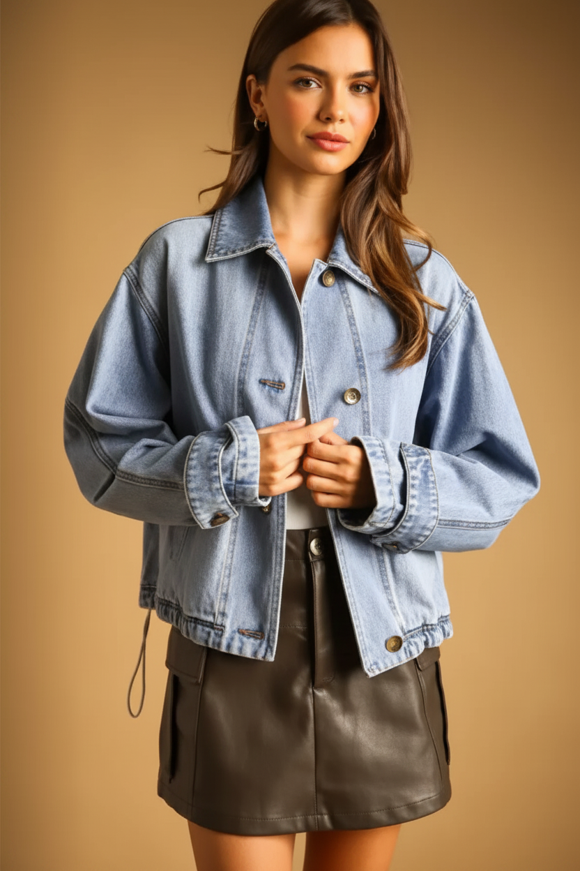 Washed Denim Jacket
