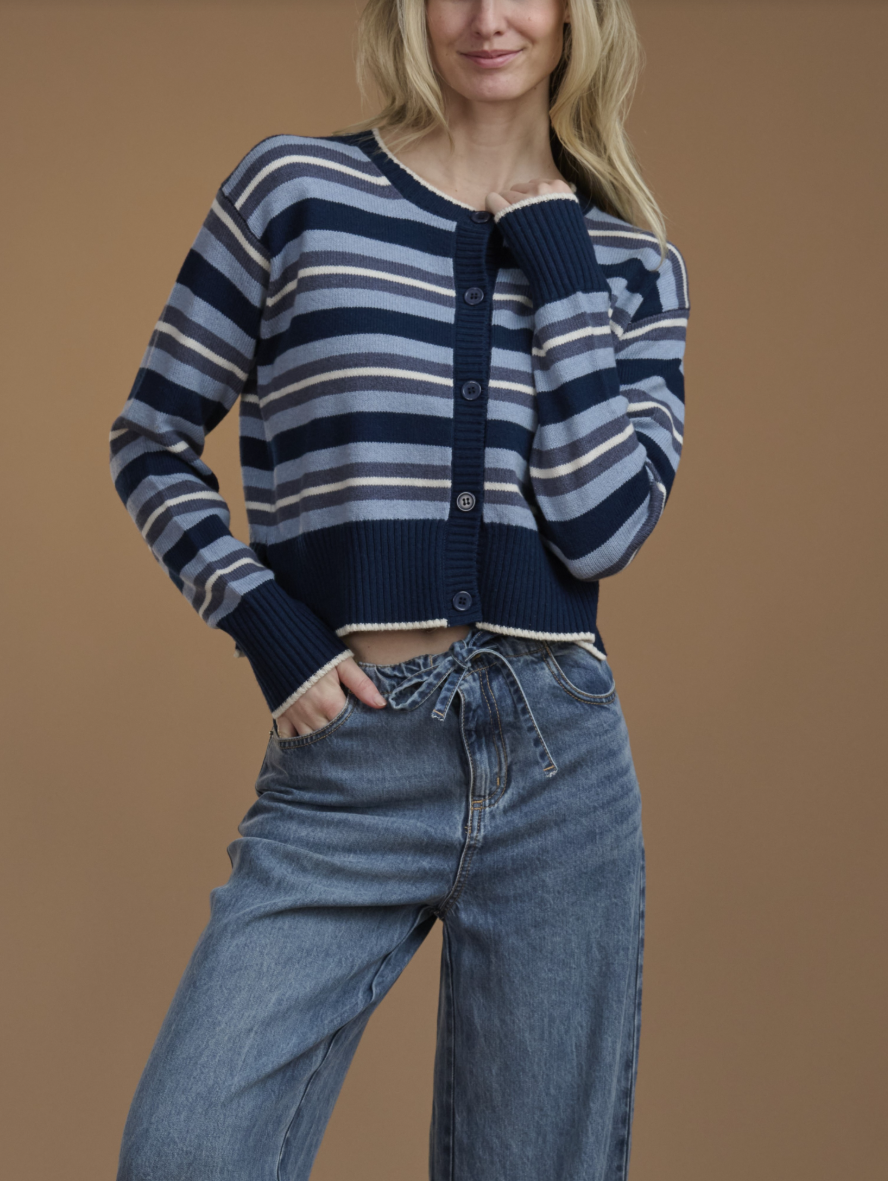 Haven Stripe Cardigan