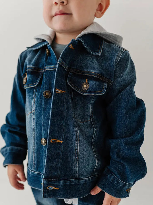Hooded Denim Jacket