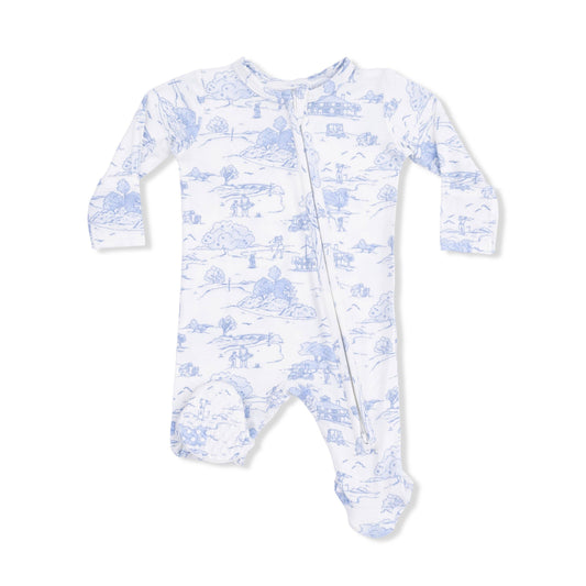 Golf Toile 2 Way Zipper Footie