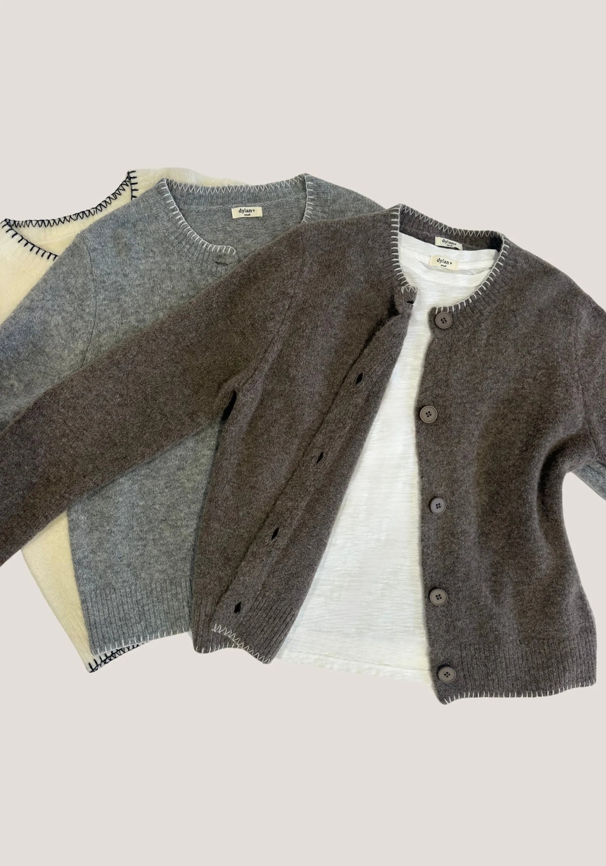 Classic Crewneck Cardigans
