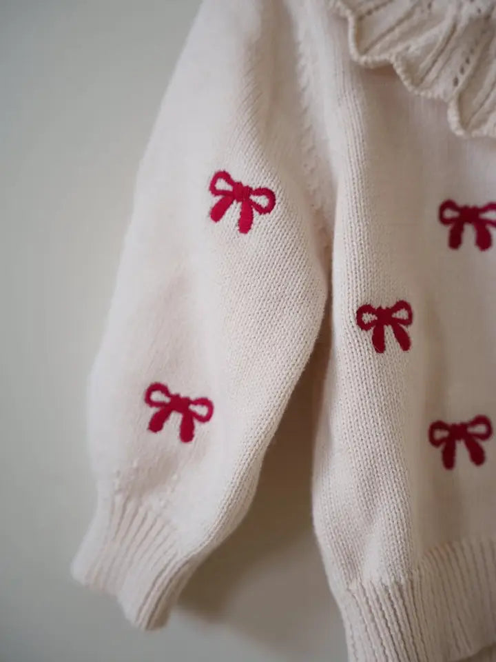 Bow Cardigan