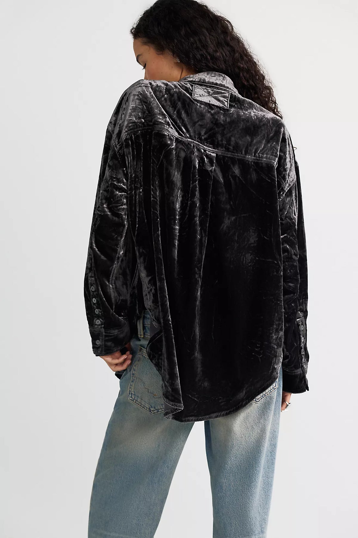 Lexi Velvet Button Down