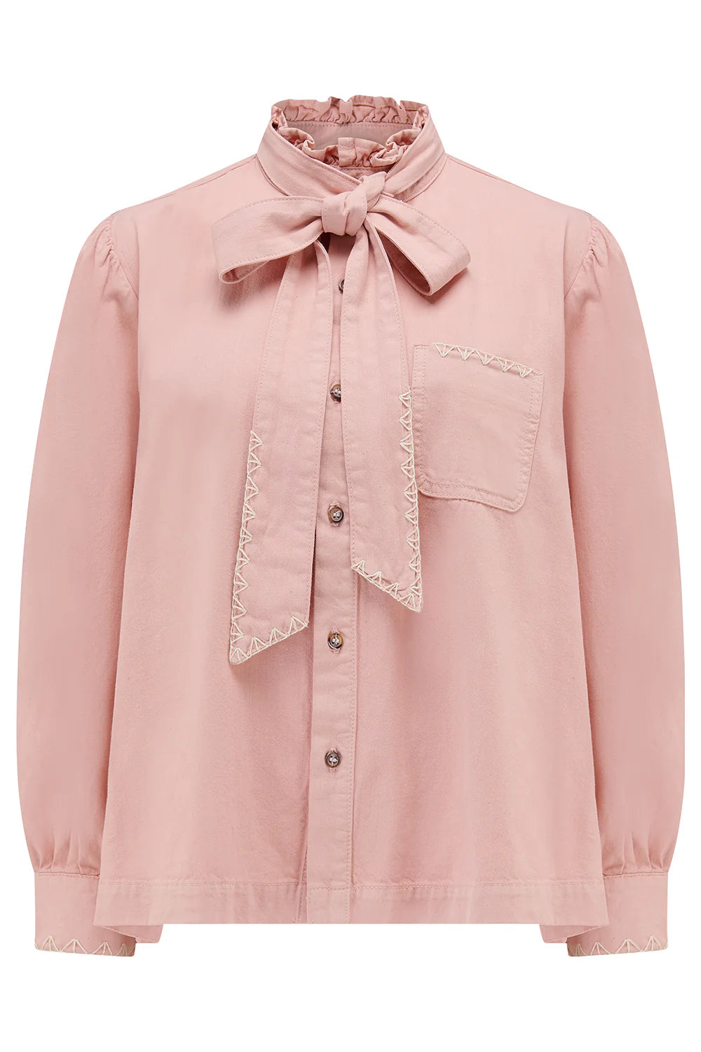 Poet Blouse/ Peony Pink