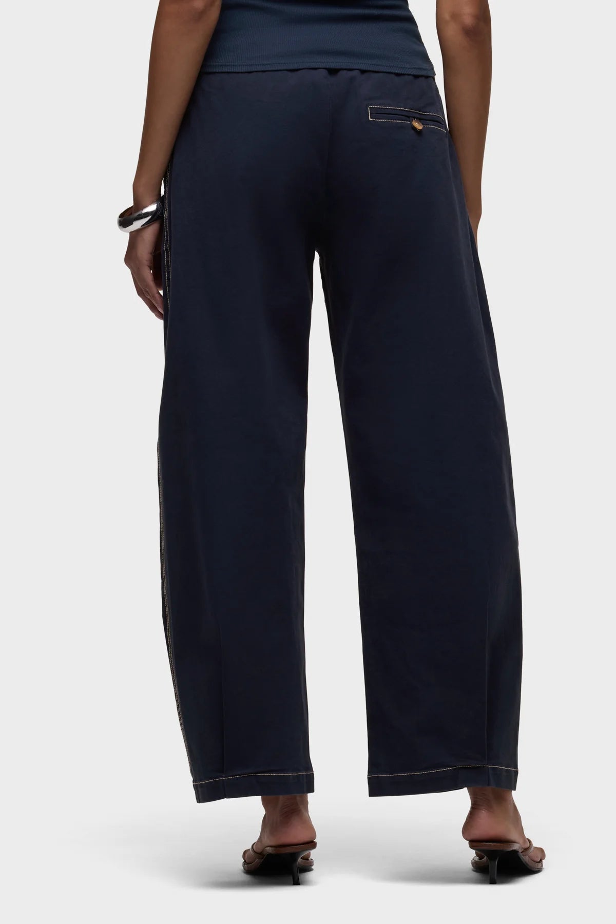 Drawstring Barrel Pant