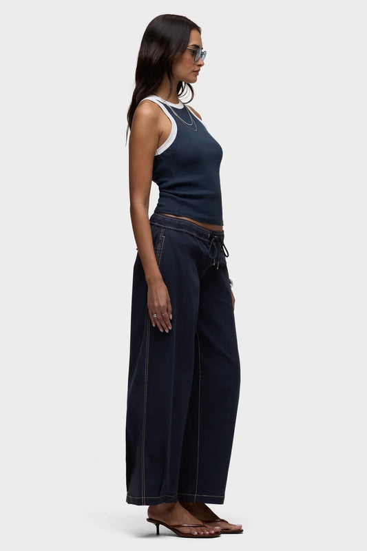 Drawstring Barrel Pant