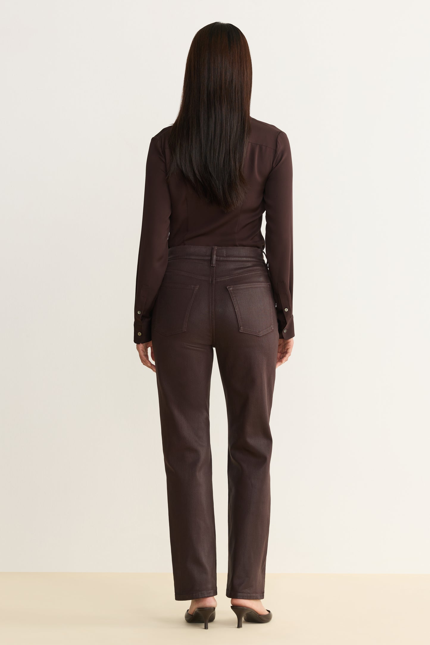 WARP + WEFT - Ase Stretch Coated High Rise/ Coated Americano