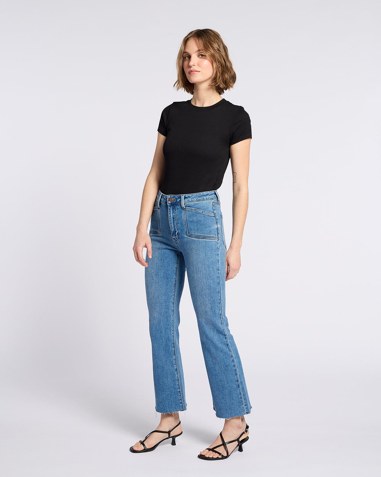 Sicily Square Front Pocket Flare