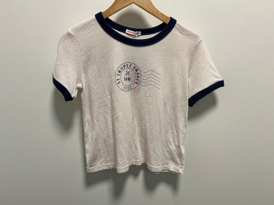 Ringer Boxy St. Tropez Tee/Oyster