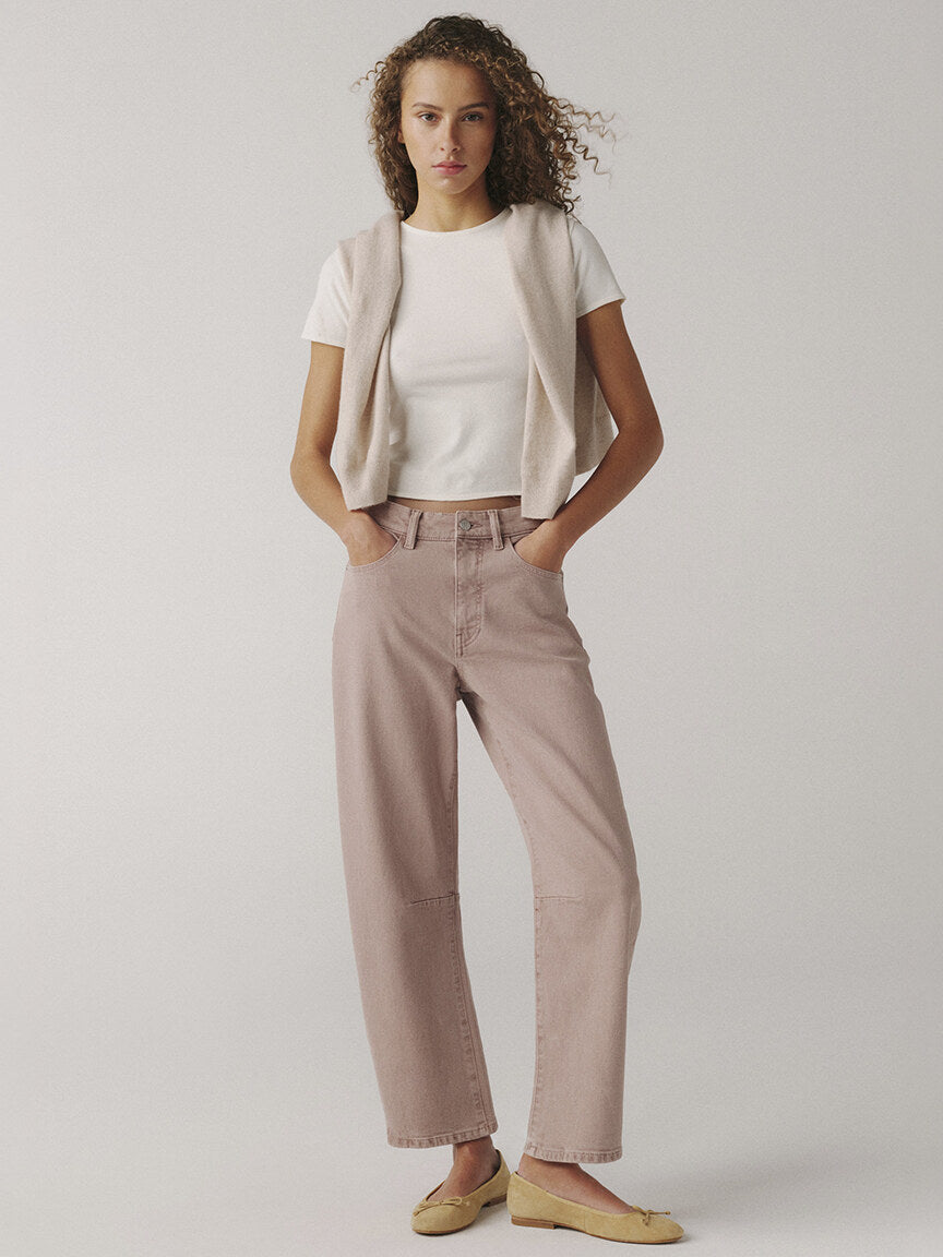 BNA Soft Curve Barrel Jean