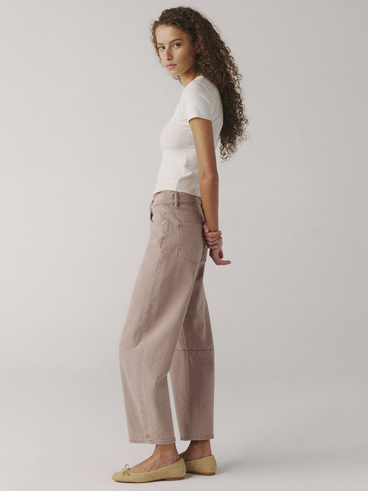 FINAL SALE - BNA Soft Curve Barrel Jean