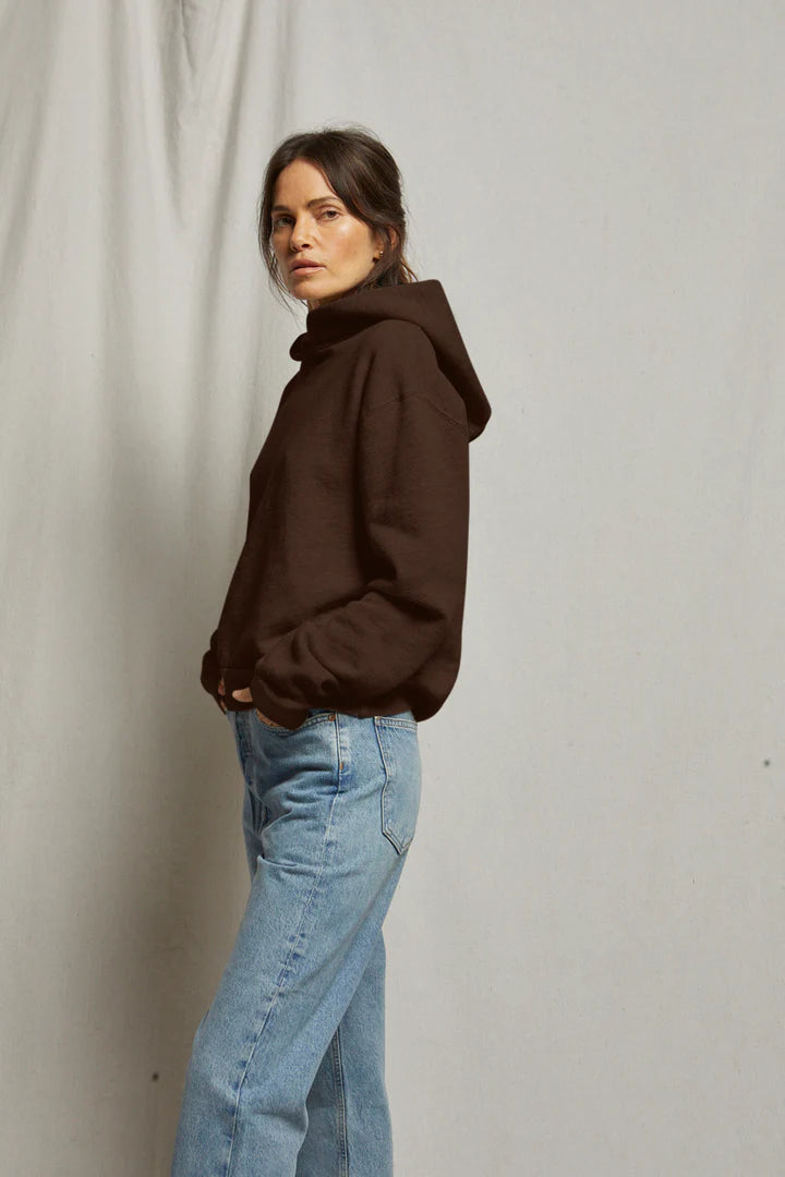 PERFECT WHITE TEE - Heart Cotton Fleece Sweatshirt