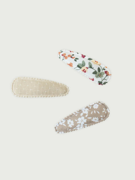 COLORED ORGANICS - Kendi 3 Pack Hair Clip Set