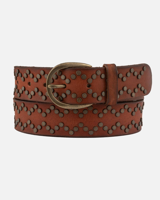 Demi Leather Studded Belt