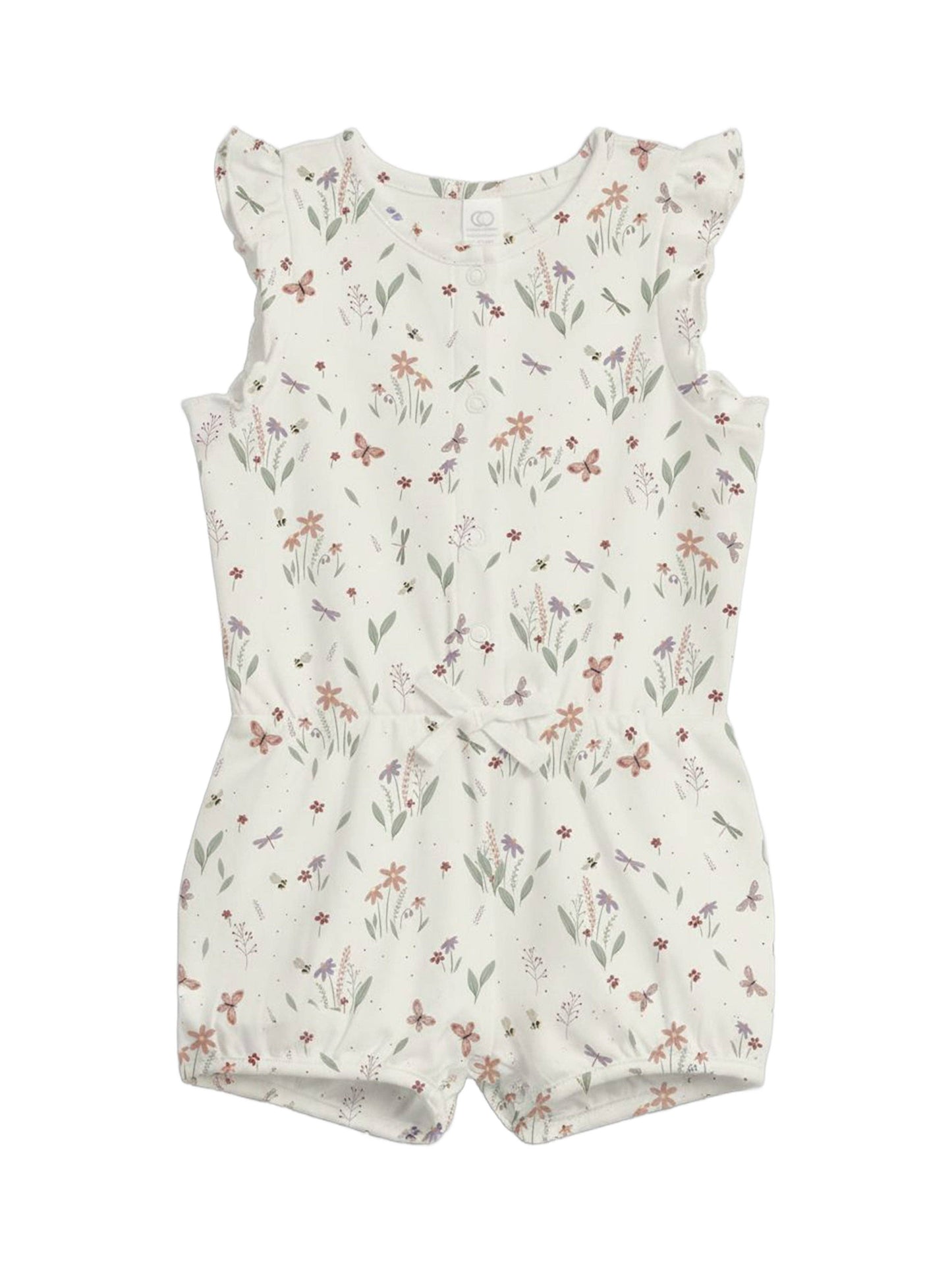 Amelia Romper - Butterfly / Fog + Mint