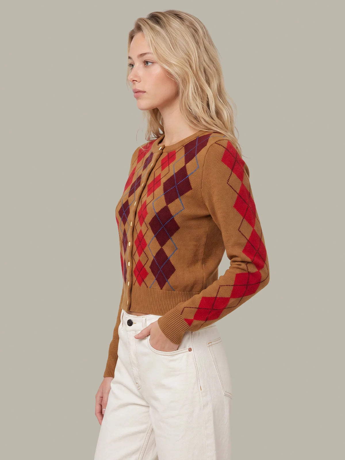 Serena Intarsia Cardigan