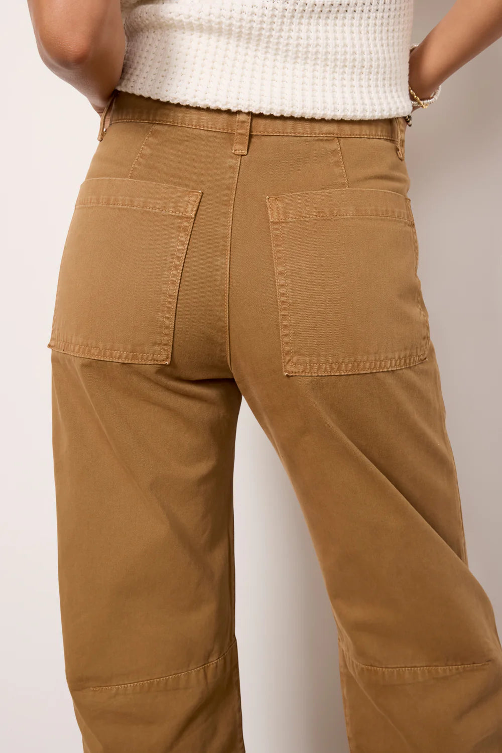 VELVET - Brylie Barrel Leg Pant / Biscotti