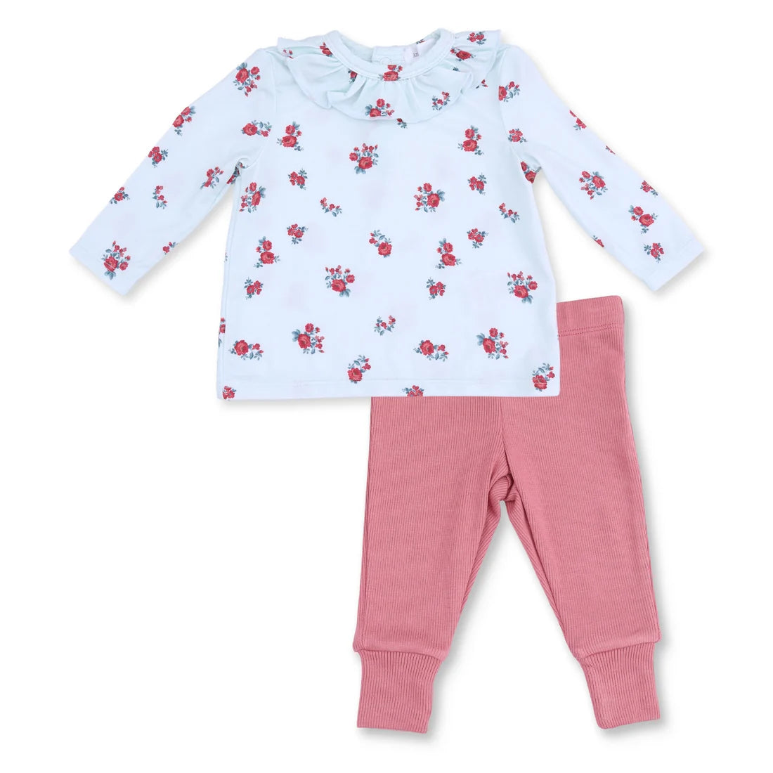 Long Sleeve Ruffle Top & Pant