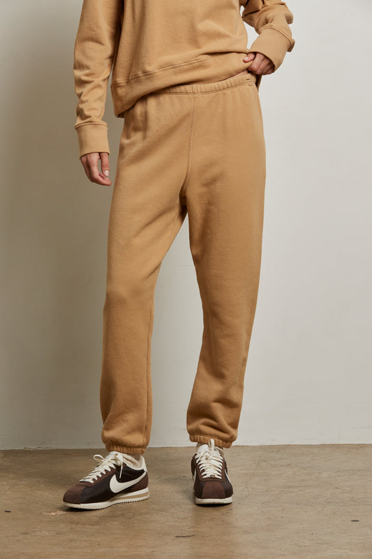 PERFECT WHITE TEE - Stevie Suede Fleece Easy Sweatpant
