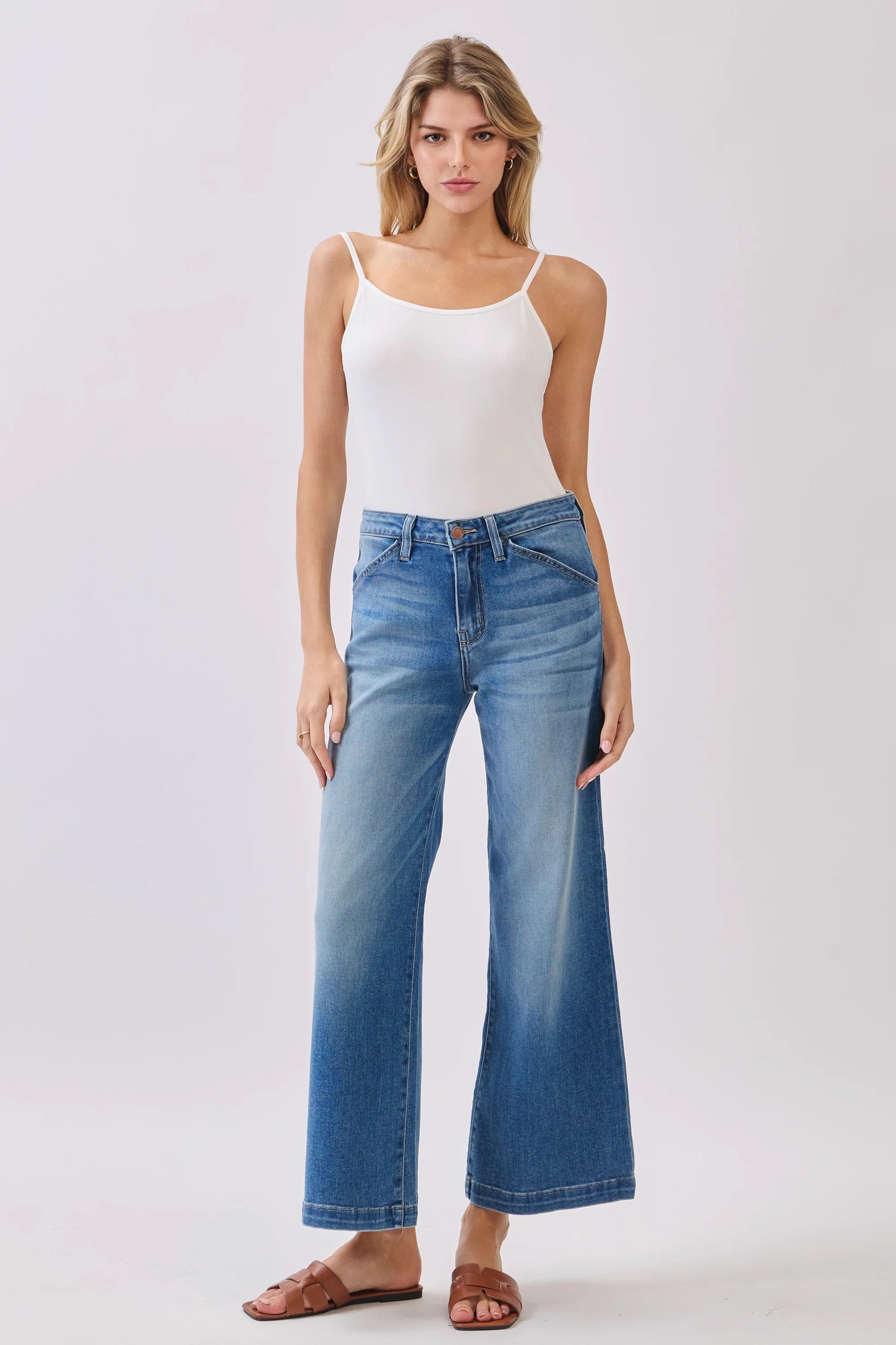 Genoa Slant Pocket Crop Jean
