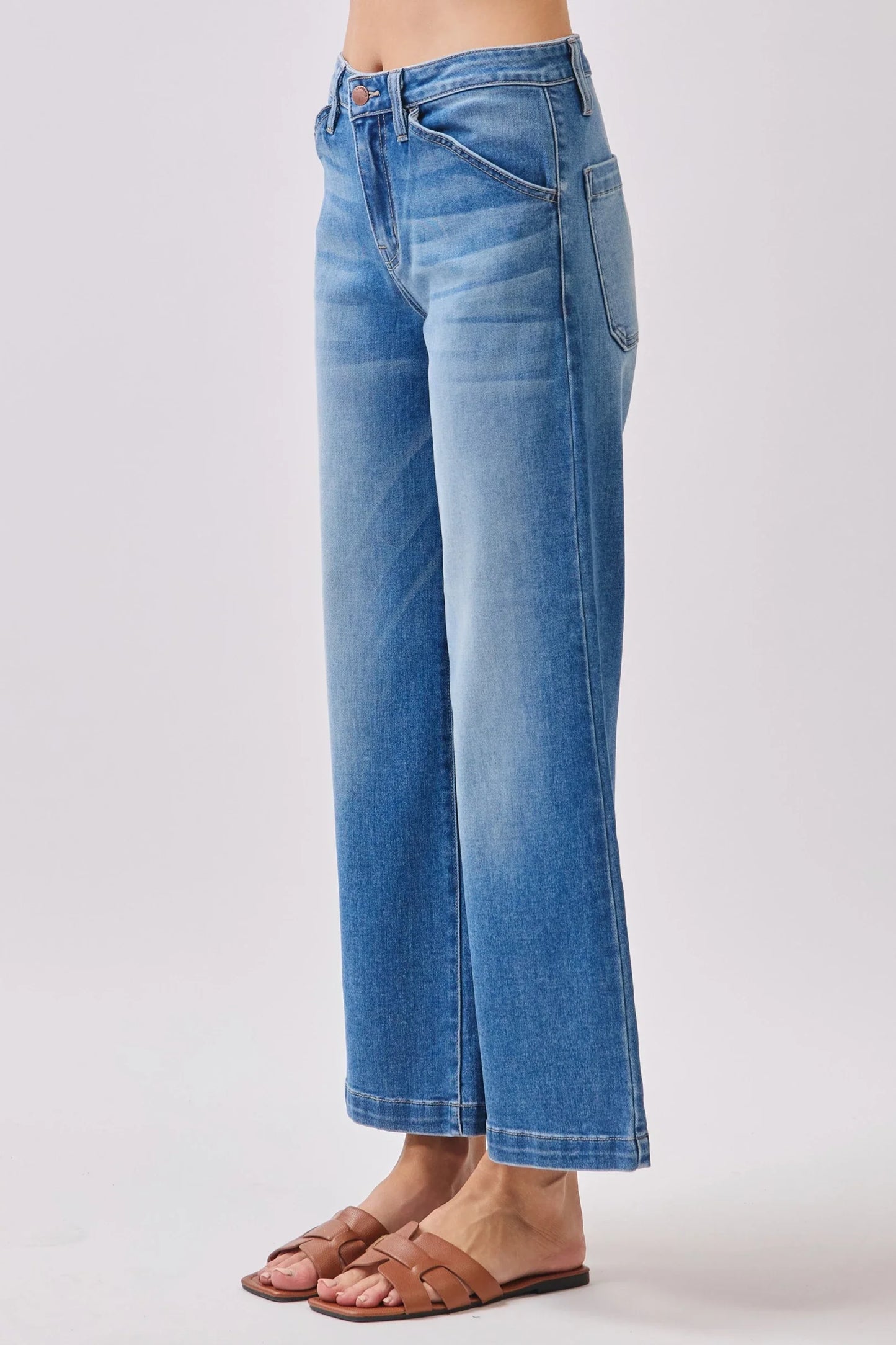 Genoa Slant Pocket Crop Jean