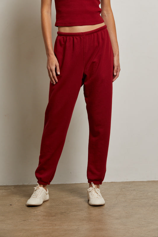 PERFECT WHITE TEE - Maple French Terry Easy Sweatpant